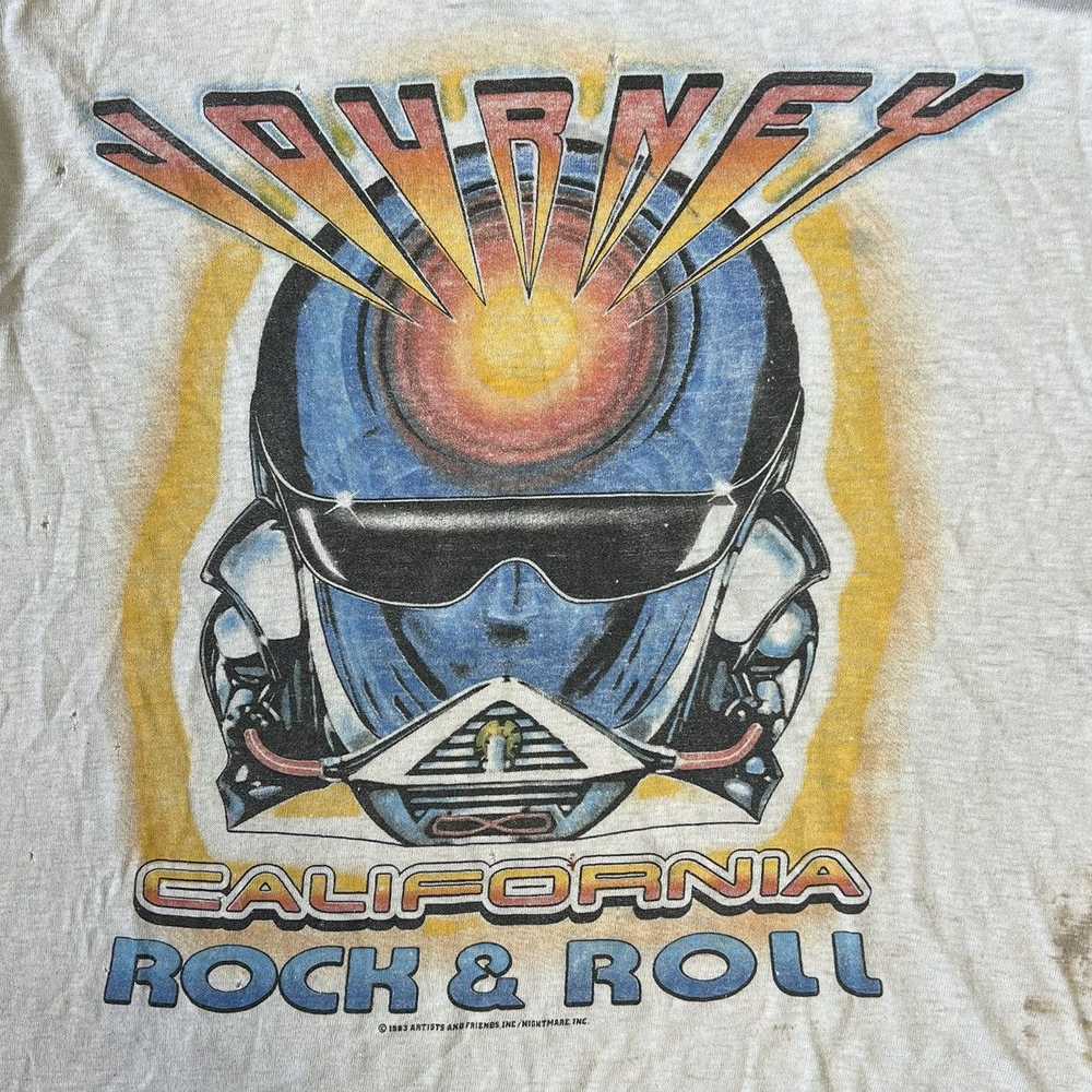 Art × Band Tees × Vintage Vintage 1983 Journey Ro… - image 2