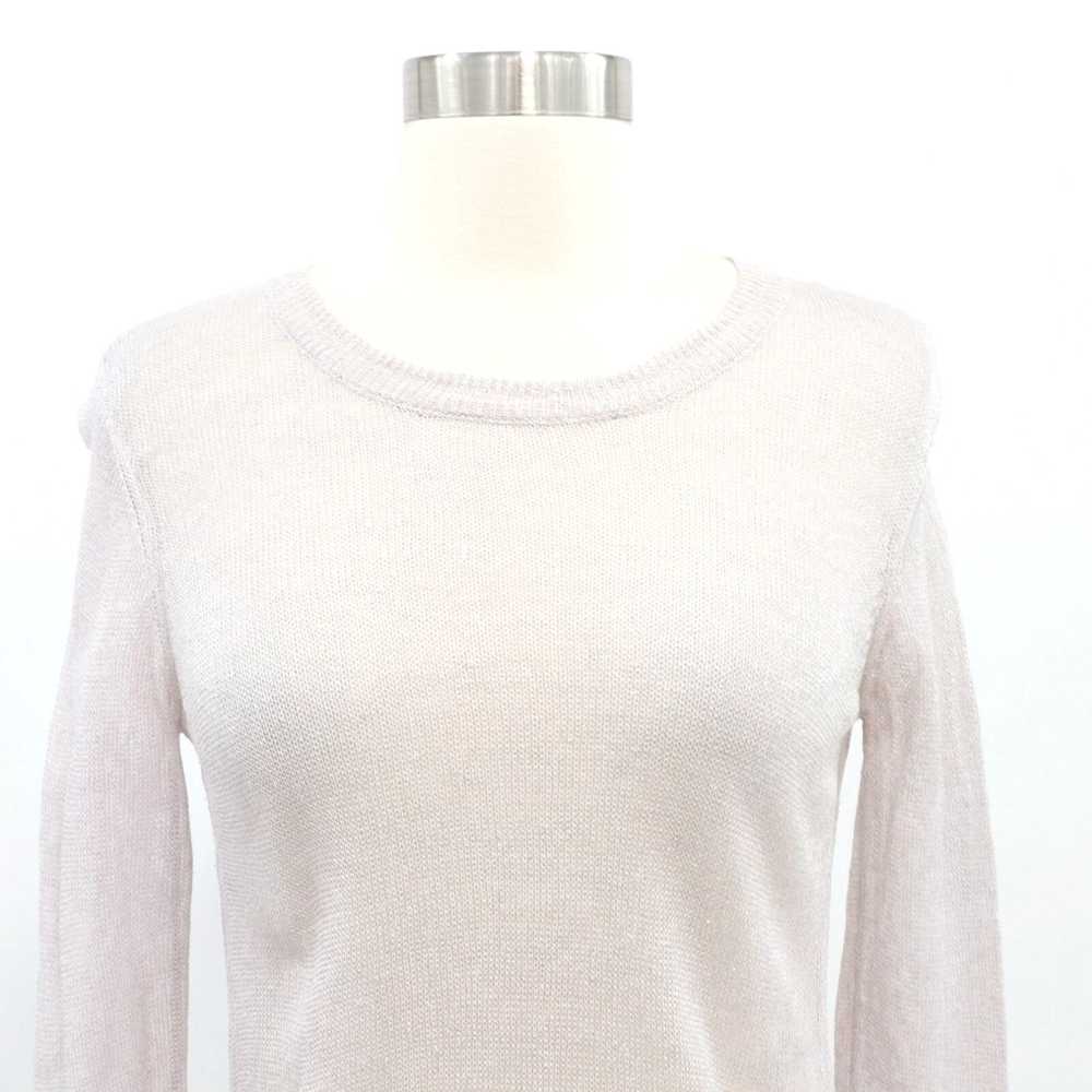 Reiss Reiss Pullover Sweater Linen Womens XS Gray… - image 2