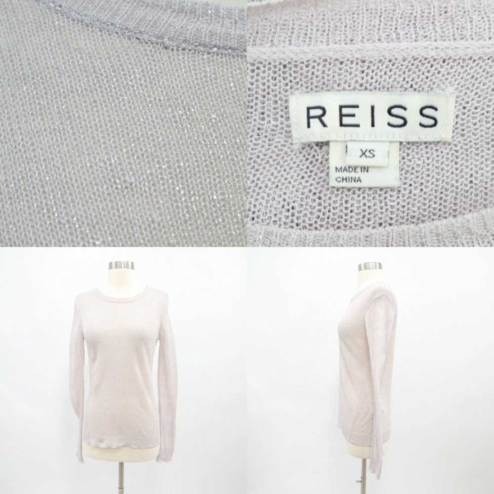 Reiss Reiss Pullover Sweater Linen Womens XS Gray… - image 4