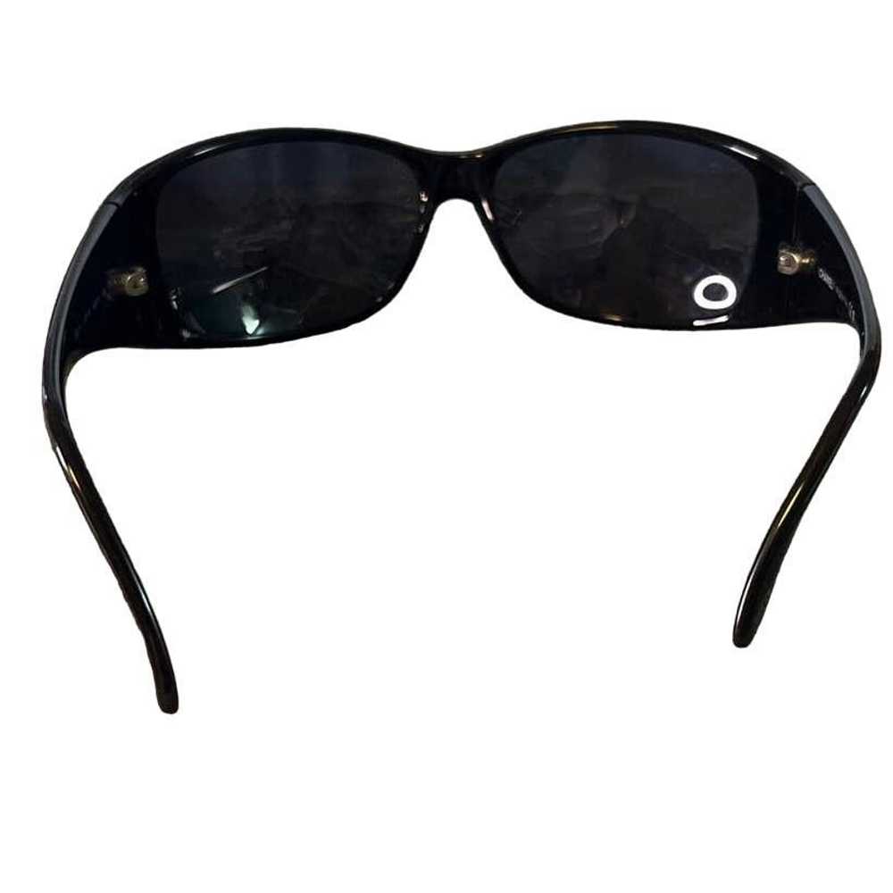 Chanel Chanel Black Sunglasses with Pearl Logo 50… - image 12