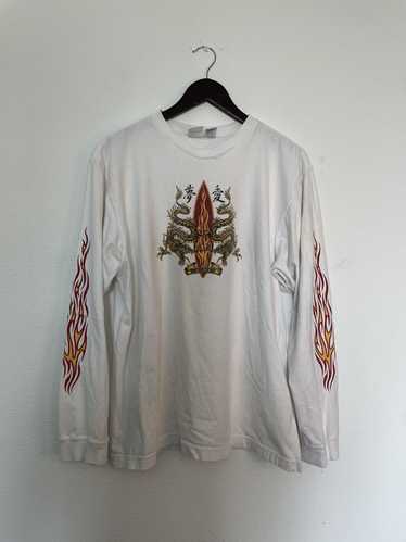 Vintage Vintage y2k dragon flames longsleeve