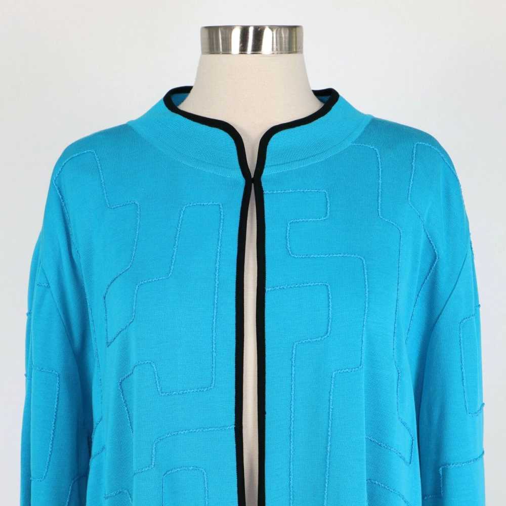 Vintage Ming Wang Cardigan Sweater 3X Plus Open F… - image 2