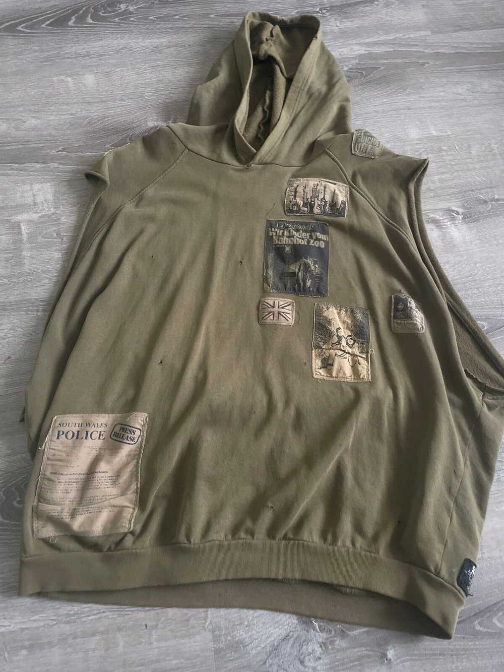 Raf Simons Raf AW 2001-2002 Sleeveless Hoodie - image 1