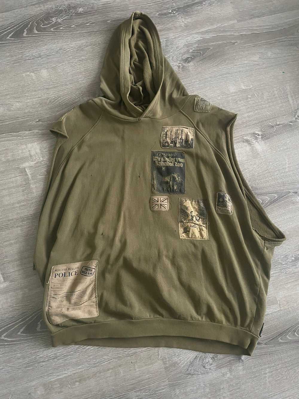 Raf Simons Raf AW 2001-2002 Sleeveless Hoodie - image 2