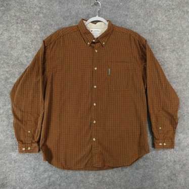 Vintage Columbia Shirt Mens Extra Large Long Slee… - image 1
