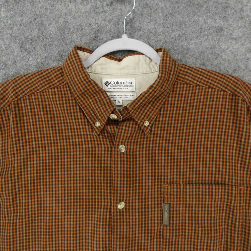 Vintage Columbia Shirt Mens Extra Large Long Slee… - image 2