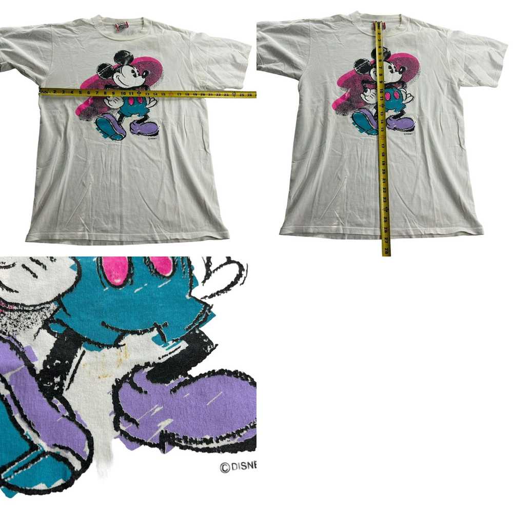 Disney VTG Disney Designs 100% Cotton Mickey Mous… - image 4