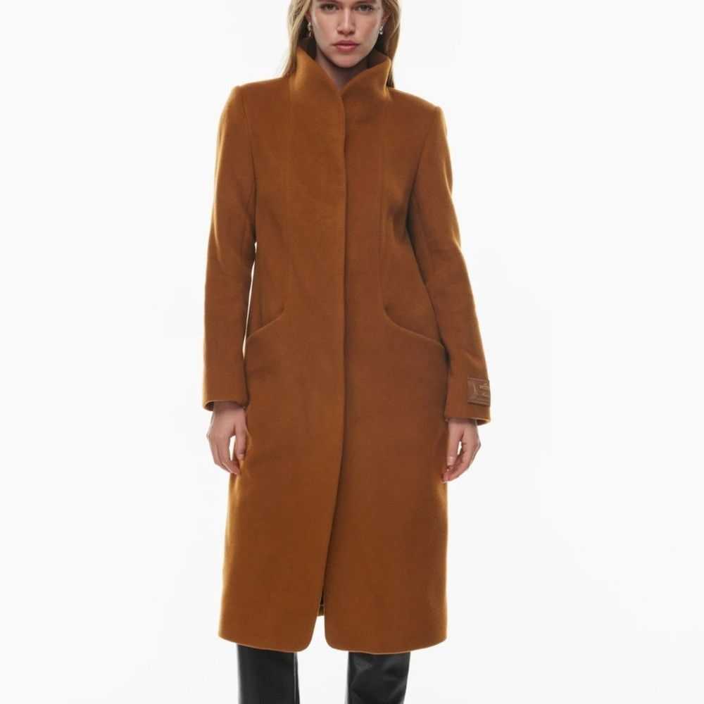 Aritzia Wilfred Wool Brown Coat Women’s Size S - image 1