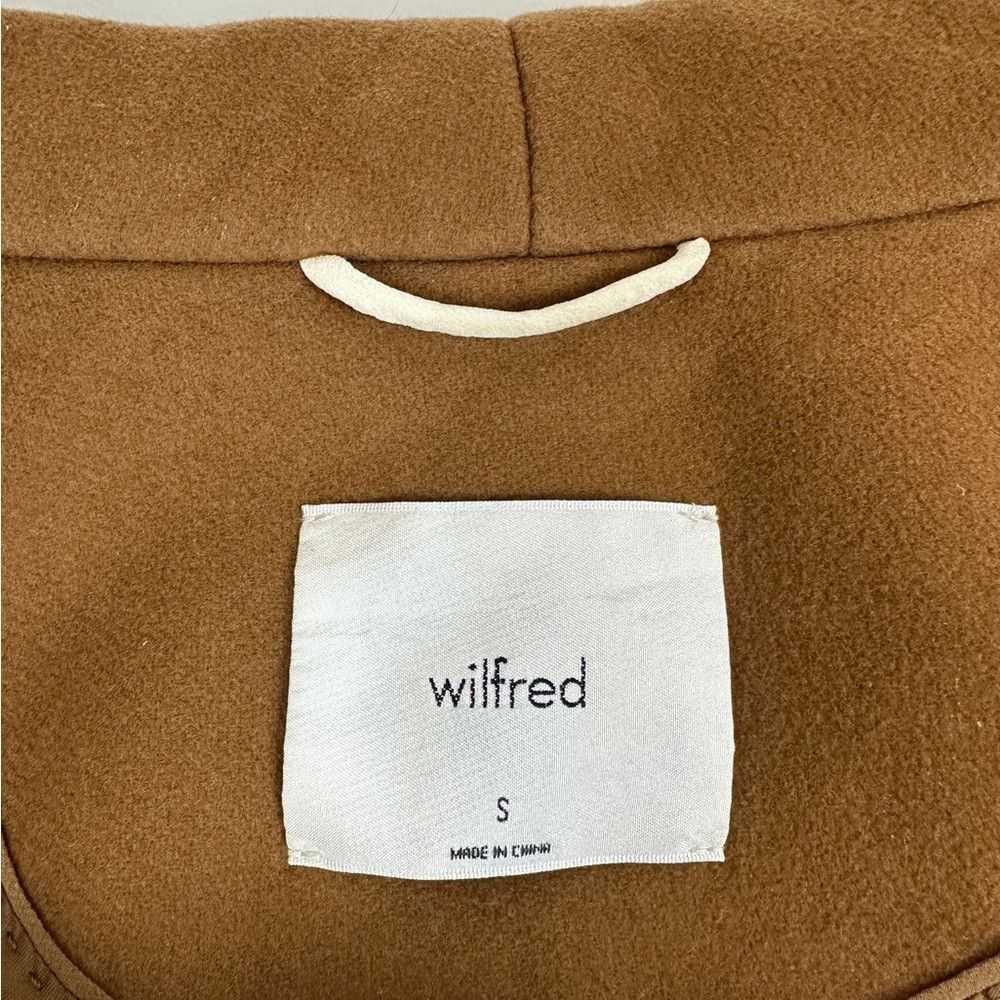 Aritzia Wilfred Wool Brown Coat Women’s Size S - image 3