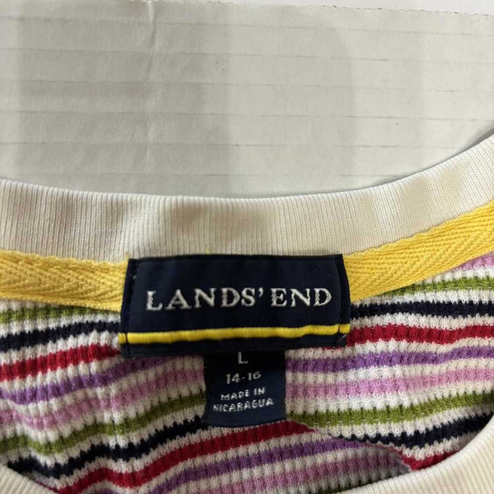 Lands End Lands End Womens Striped Rainbow - image 2