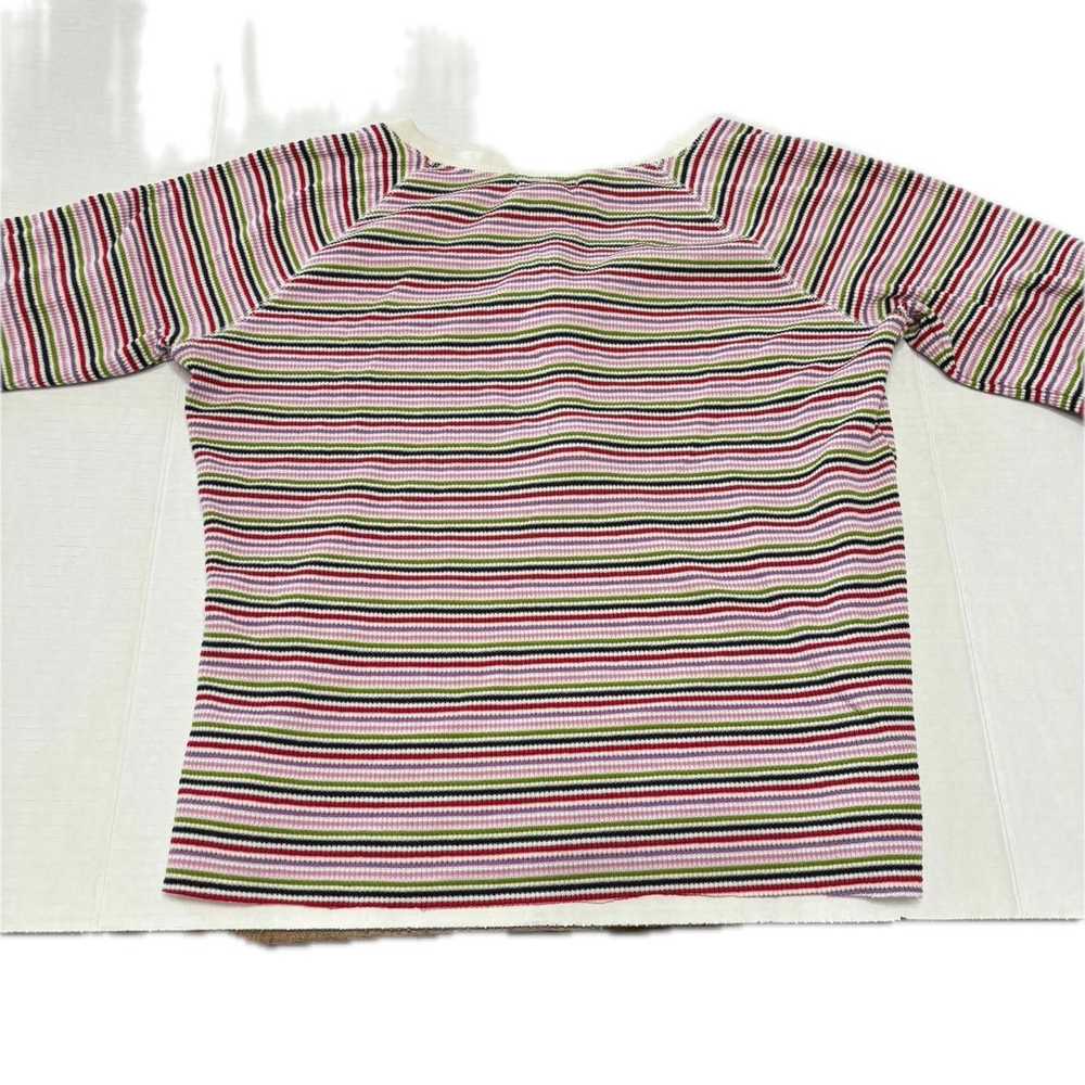 Lands End Lands End Womens Striped Rainbow - image 3