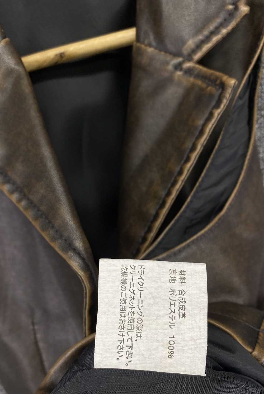 Japanese Brand × Leather × Tracey Vest Vintage Re… - image 9