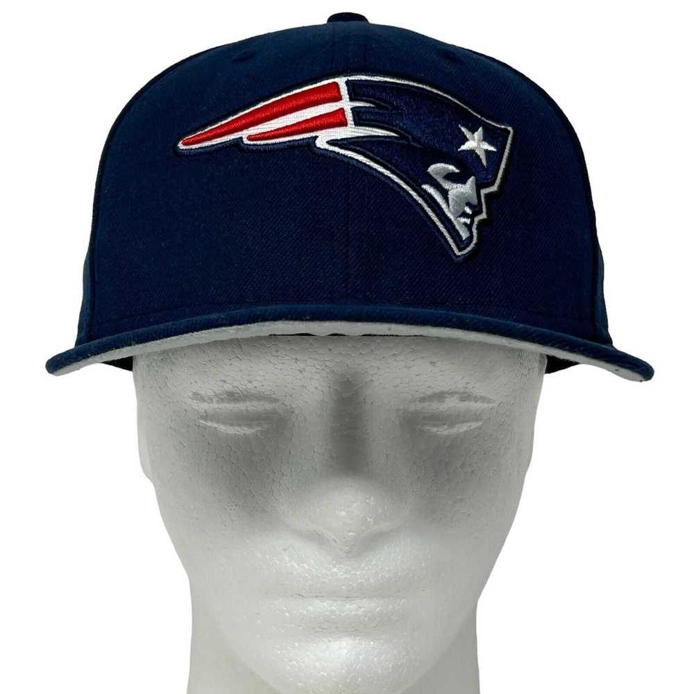 New Era New England Patriots Hat Blue New Era 59F… - image 2