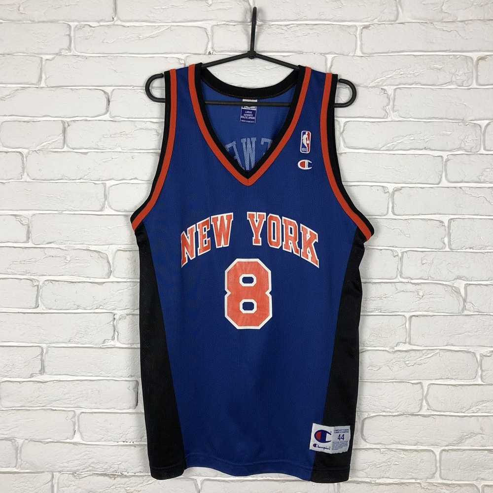 Jersey × NBA × Vintage New York Knicks Sprewell v… - image 1
