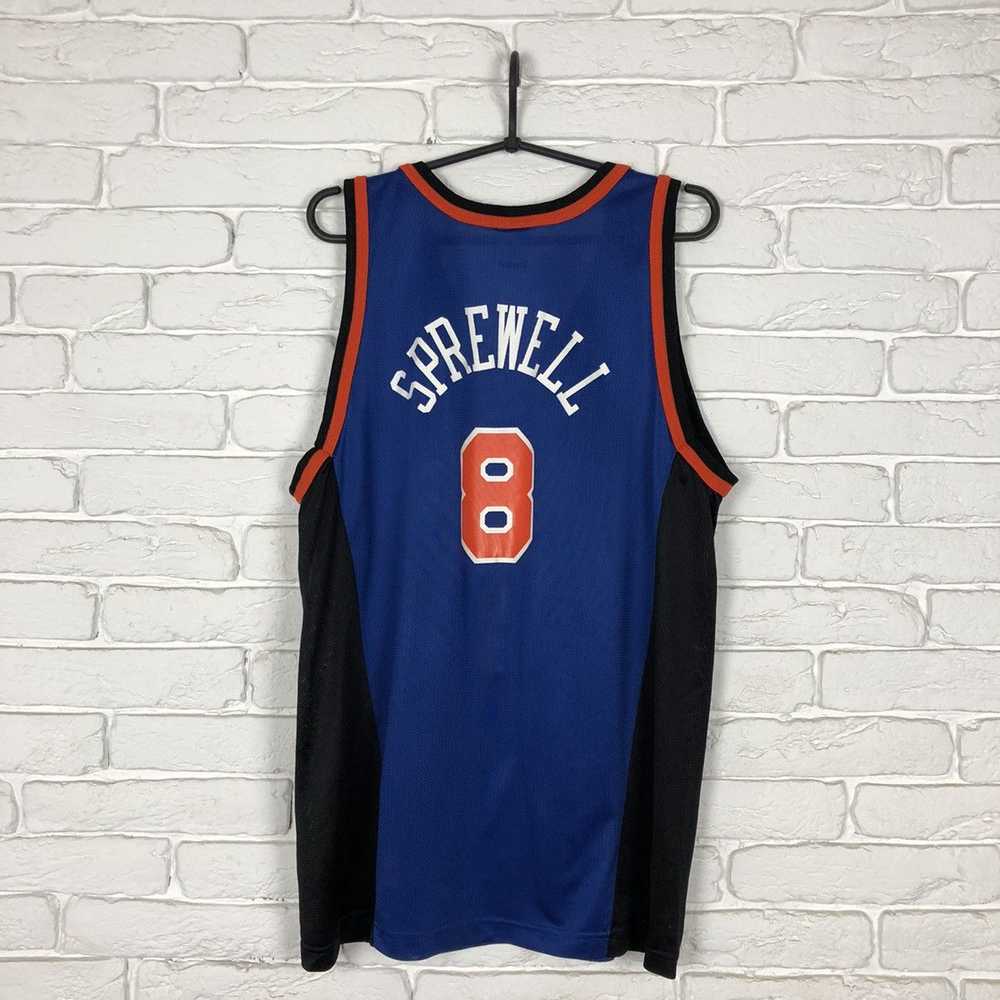 Jersey × NBA × Vintage New York Knicks Sprewell v… - image 2