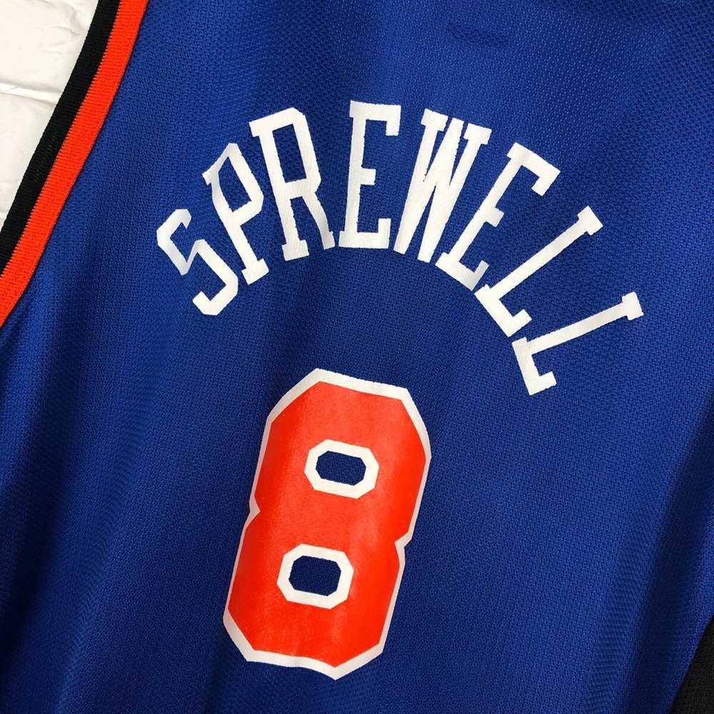 Jersey × NBA × Vintage New York Knicks Sprewell v… - image 5
