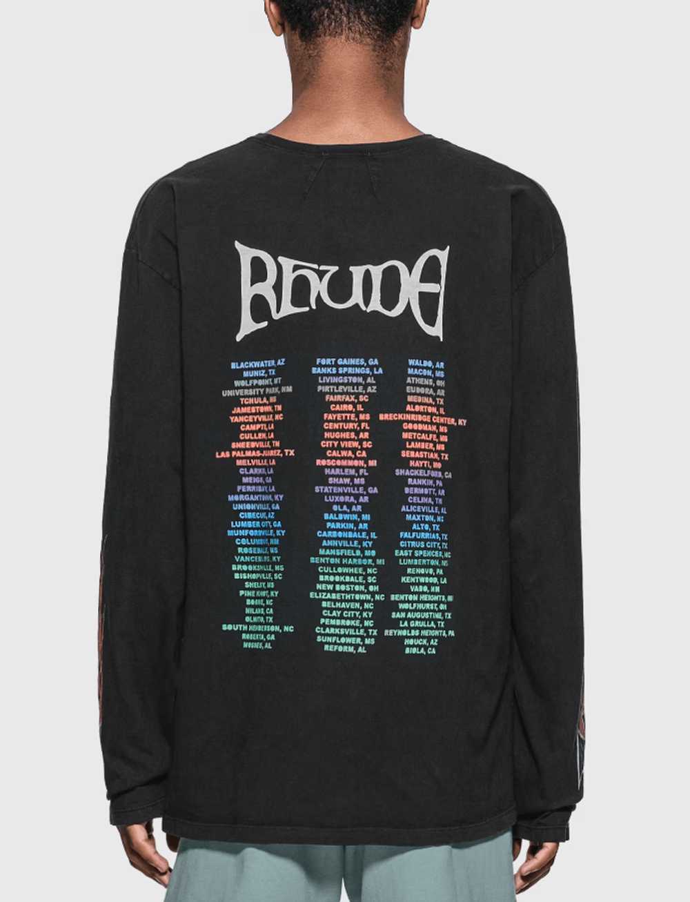 Rhude × Streetwear RHUDE NEON FLAME LONG SLEEVE T… - image 3