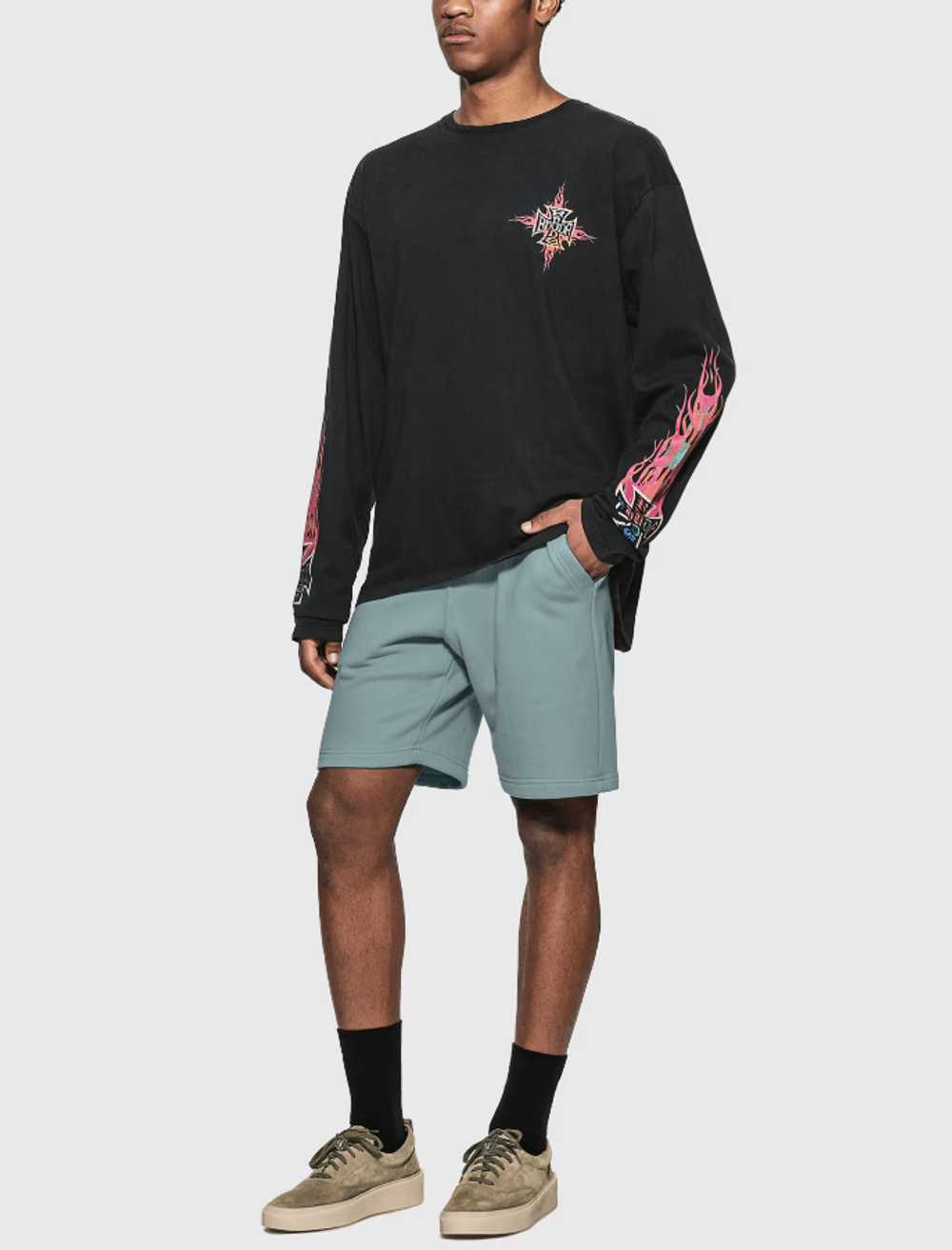 Rhude × Streetwear RHUDE NEON FLAME LONG SLEEVE T… - image 4