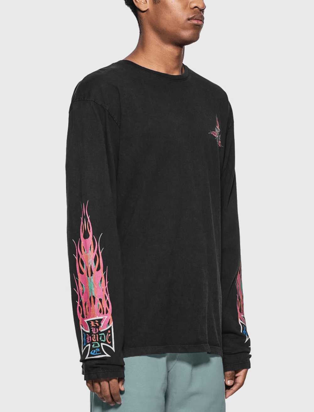 Rhude × Streetwear RHUDE NEON FLAME LONG SLEEVE T… - image 7