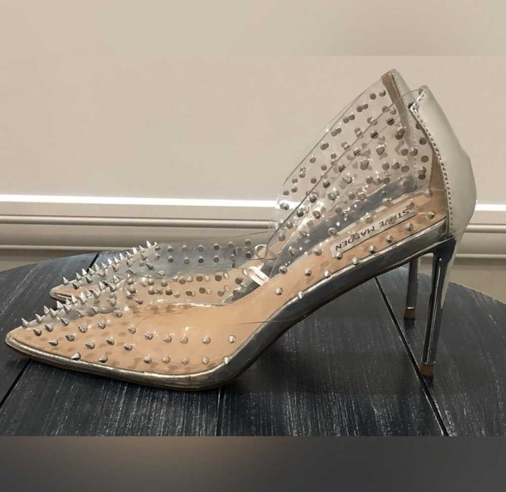 Steve Madden Steve Madden Clear Stiletto Heels - image 2