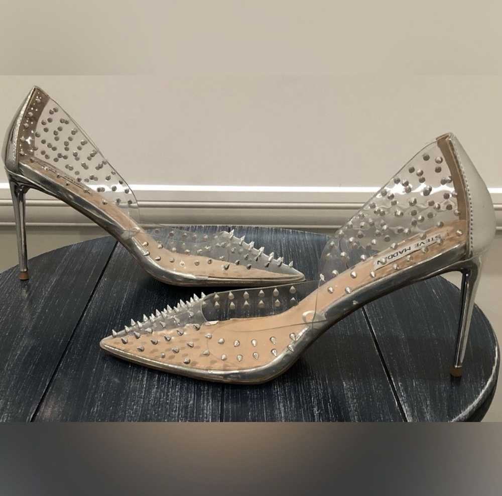 Steve Madden Steve Madden Clear Stiletto Heels - image 4