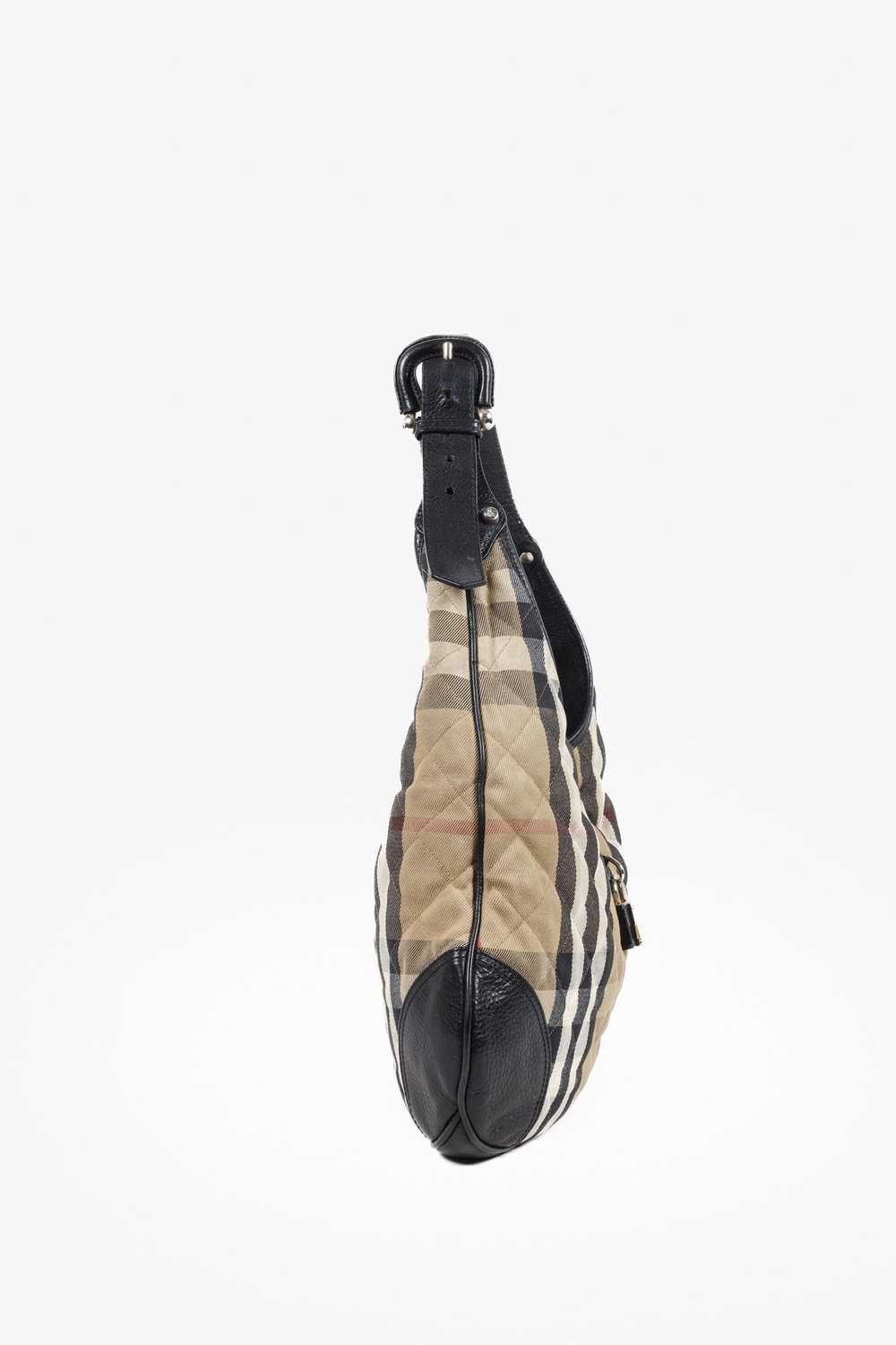 Burberry Burberry Brooke House Check Hobo Bag - image 3