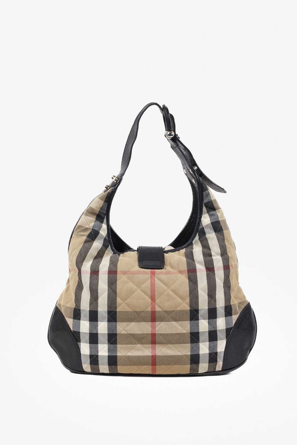 Burberry Burberry Brooke House Check Hobo Bag - image 4