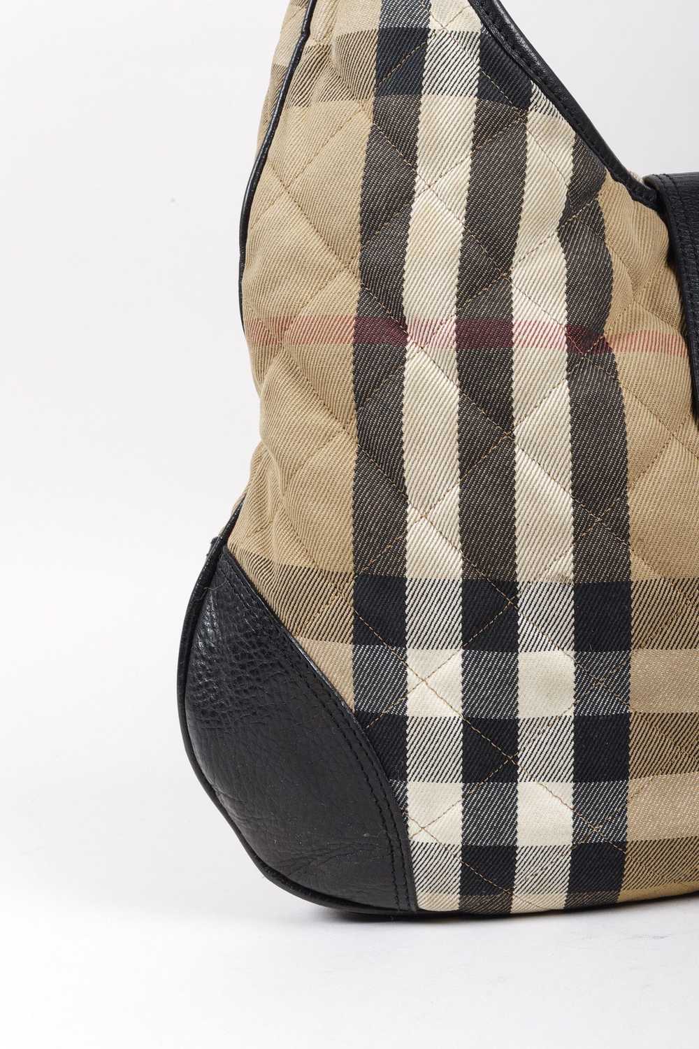 Burberry Burberry Brooke House Check Hobo Bag - image 5