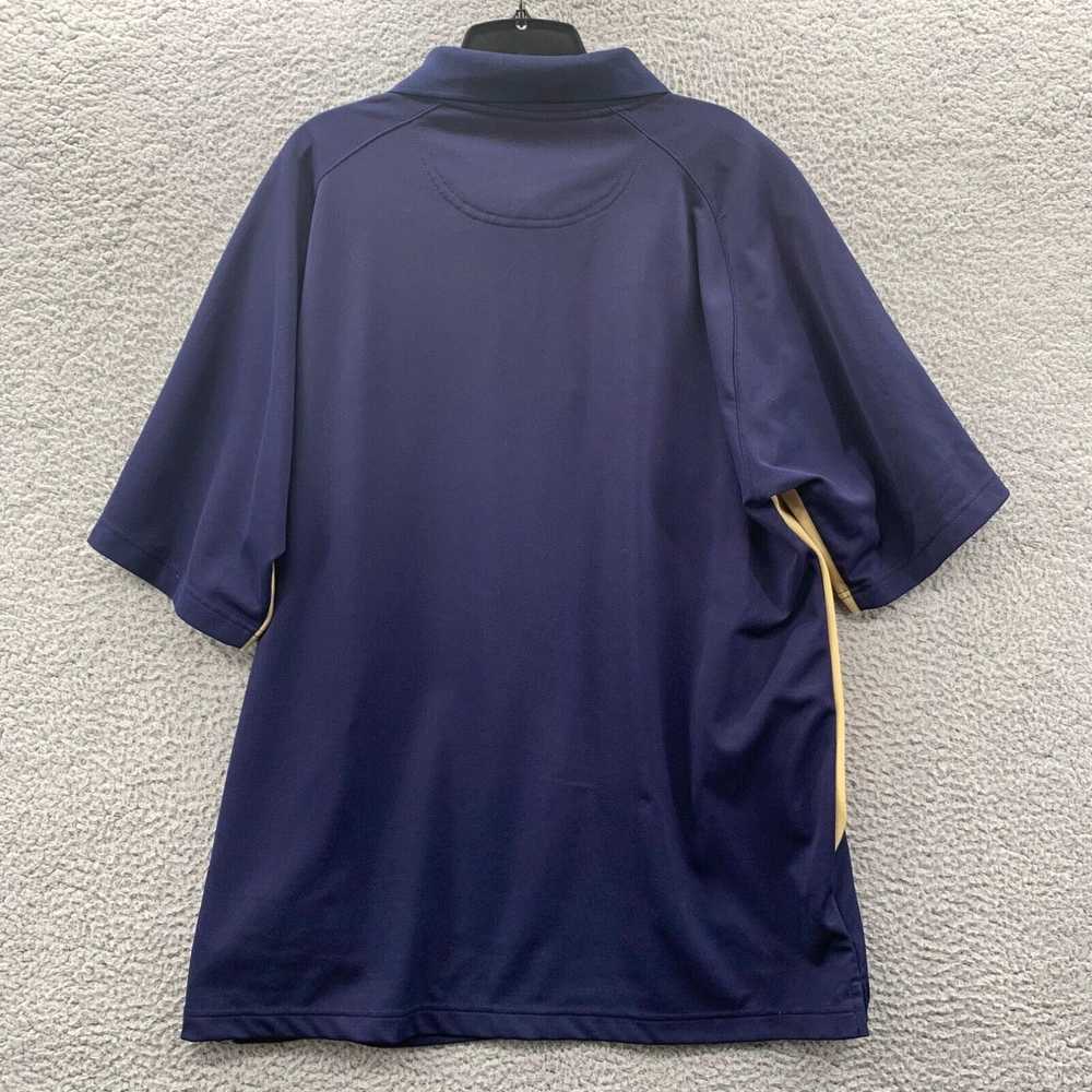 Pro Player NOTRE DAME Polo Shirt Mens Large Blue … - image 2