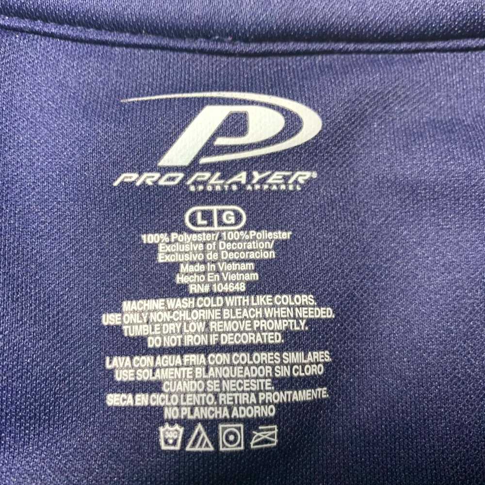 Pro Player NOTRE DAME Polo Shirt Mens Large Blue … - image 3