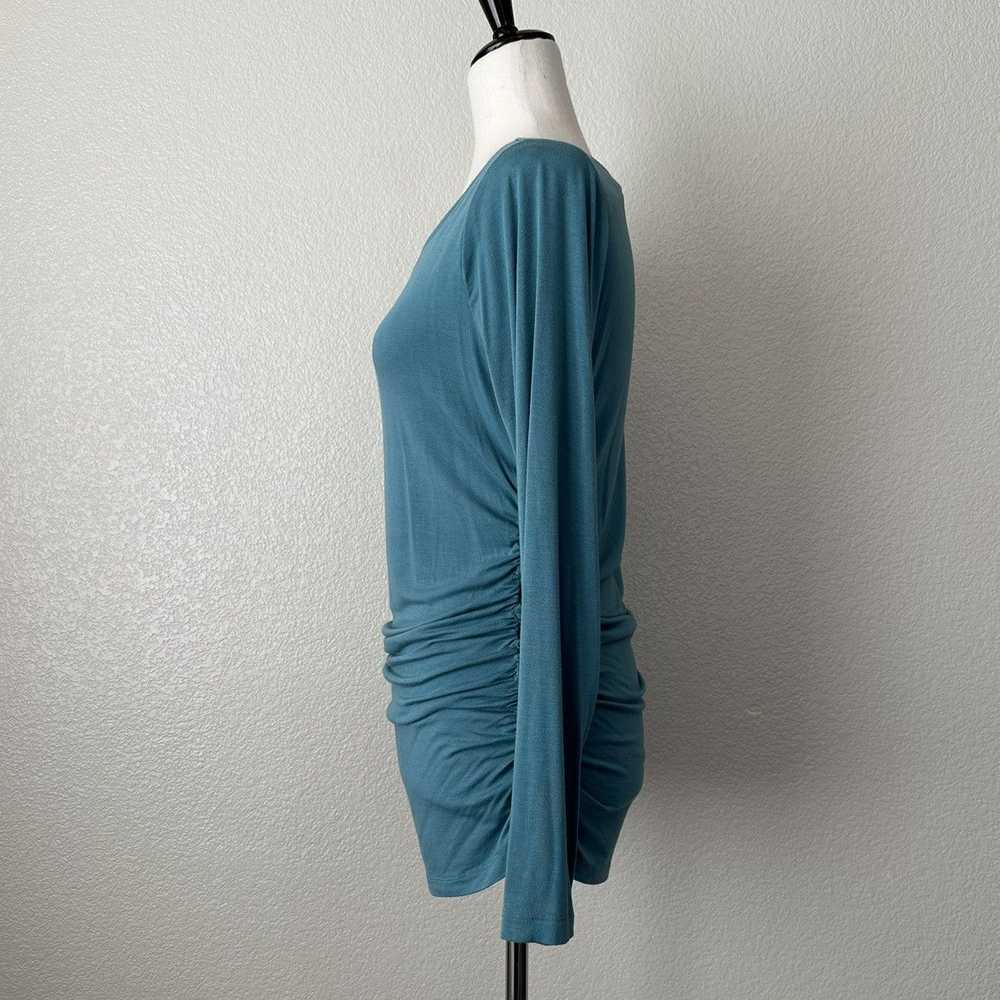 Other Soft Surroundings Teal Cinched Side Long Sl… - image 5