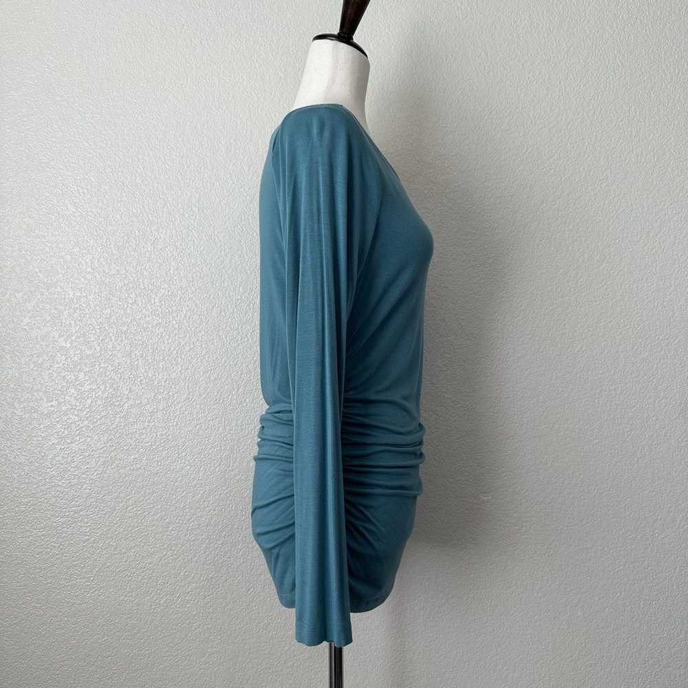 Other Soft Surroundings Teal Cinched Side Long Sl… - image 6