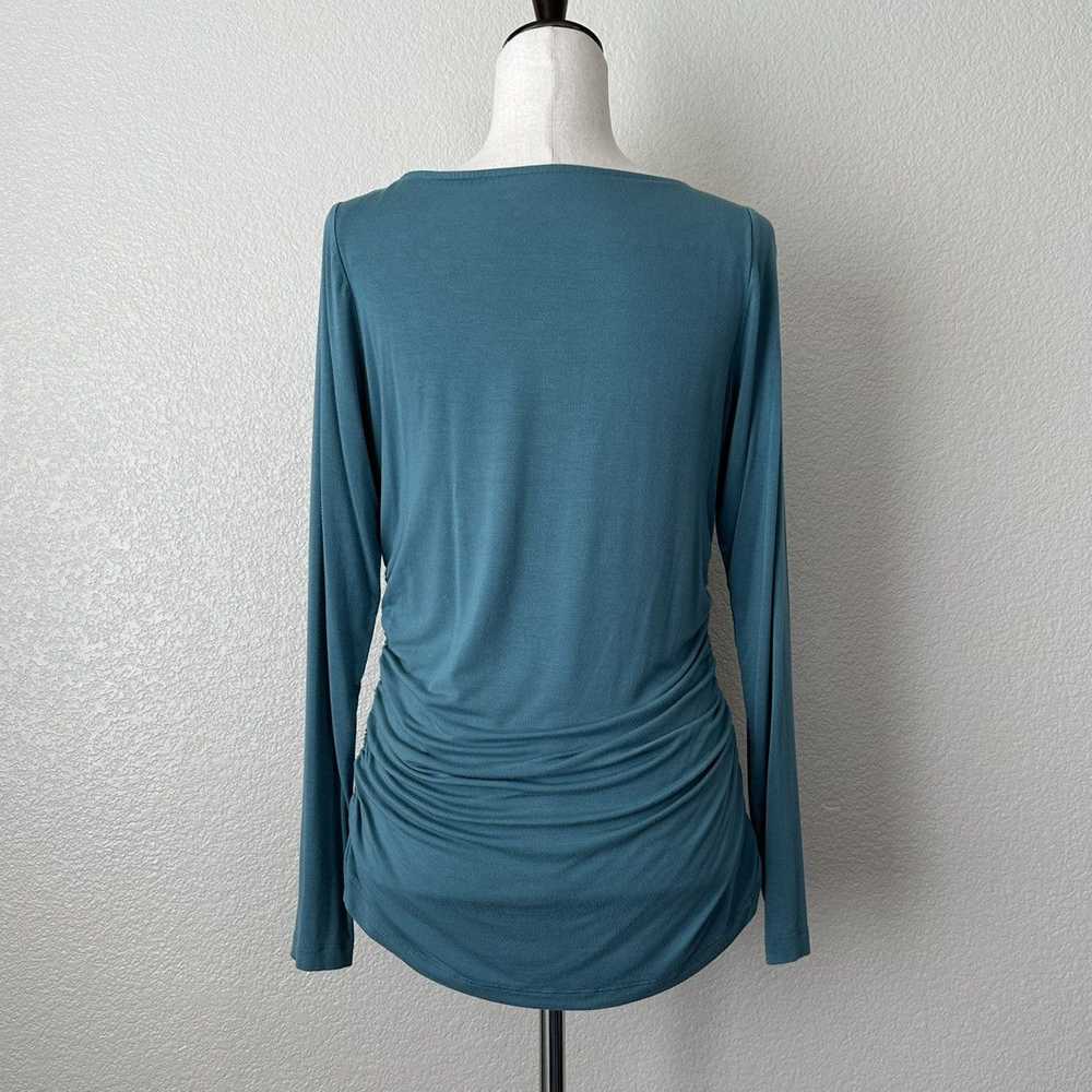 Other Soft Surroundings Teal Cinched Side Long Sl… - image 7