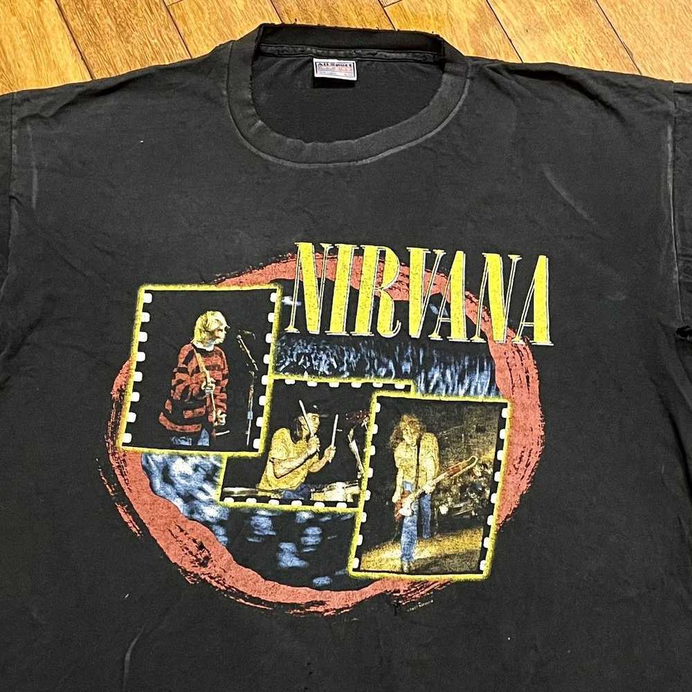 Band Tees × Nirvana × Vintage VINTAGE 1997 NIRVAN… - image 3