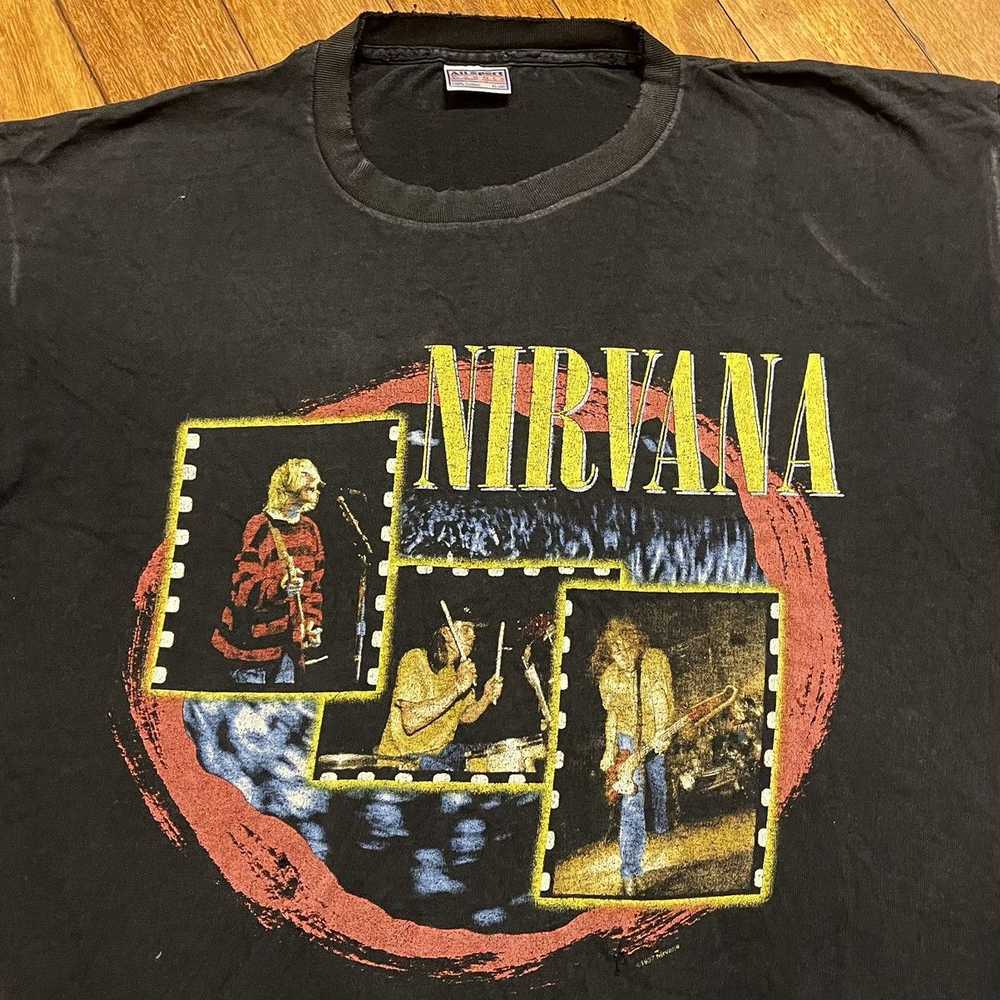 Band Tees × Nirvana × Vintage VINTAGE 1997 NIRVAN… - image 5