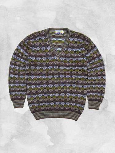 トップス MISSONI SPORTS sweater VINTAGE 90's Sell Missoni Sport Vintage Zig-Zag Knitted Sweater