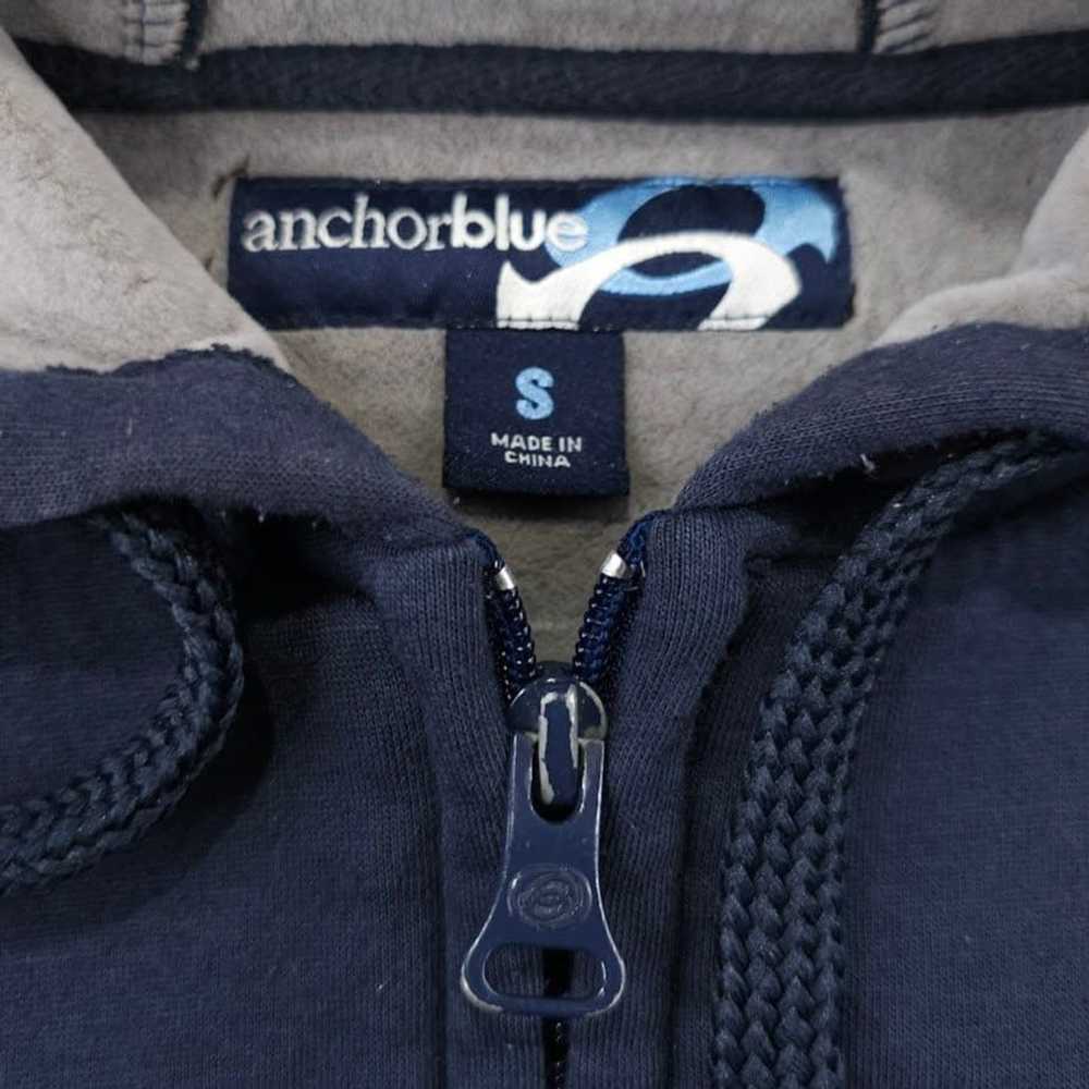 Vintage Vintage Anchor Blue Sweatshirt Hoodie Men… - image 5