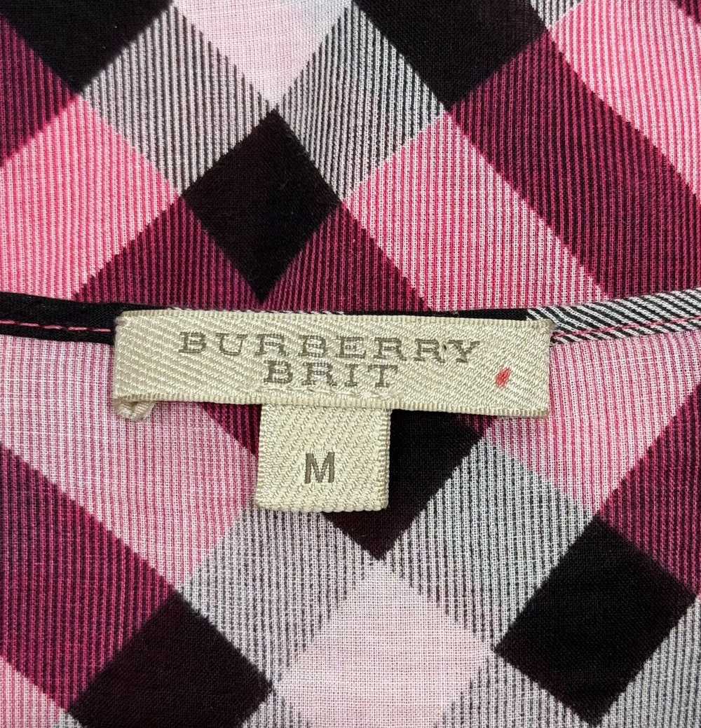 Burberry Burberry Brit Checkered Cotton Dress siz… - image 10