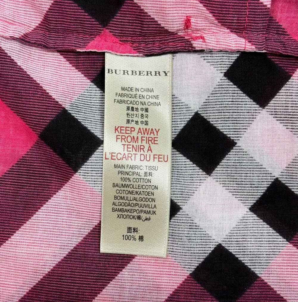 Burberry Burberry Brit Checkered Cotton Dress siz… - image 11