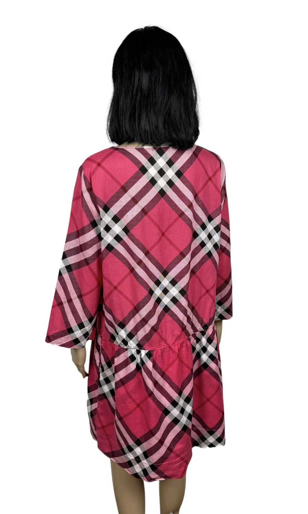 Burberry Burberry Brit Checkered Cotton Dress siz… - image 7