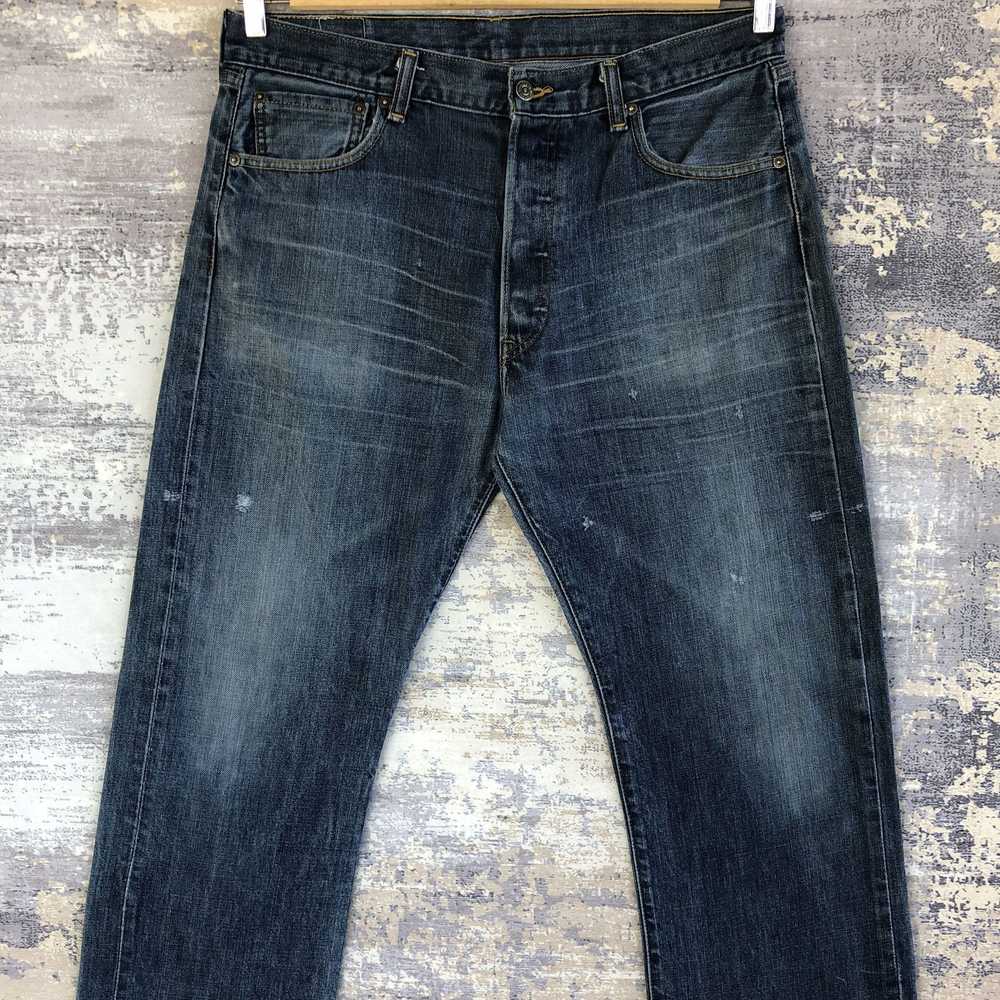 Levi's × Vintage Vintage Levis 501 Jeans Dark Blu… - image 3