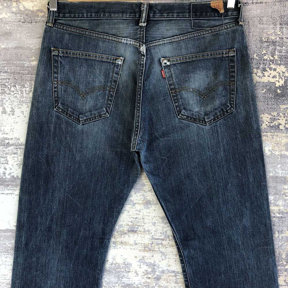 Levi's × Vintage Vintage Levis 501 Jeans Dark Blu… - image 4