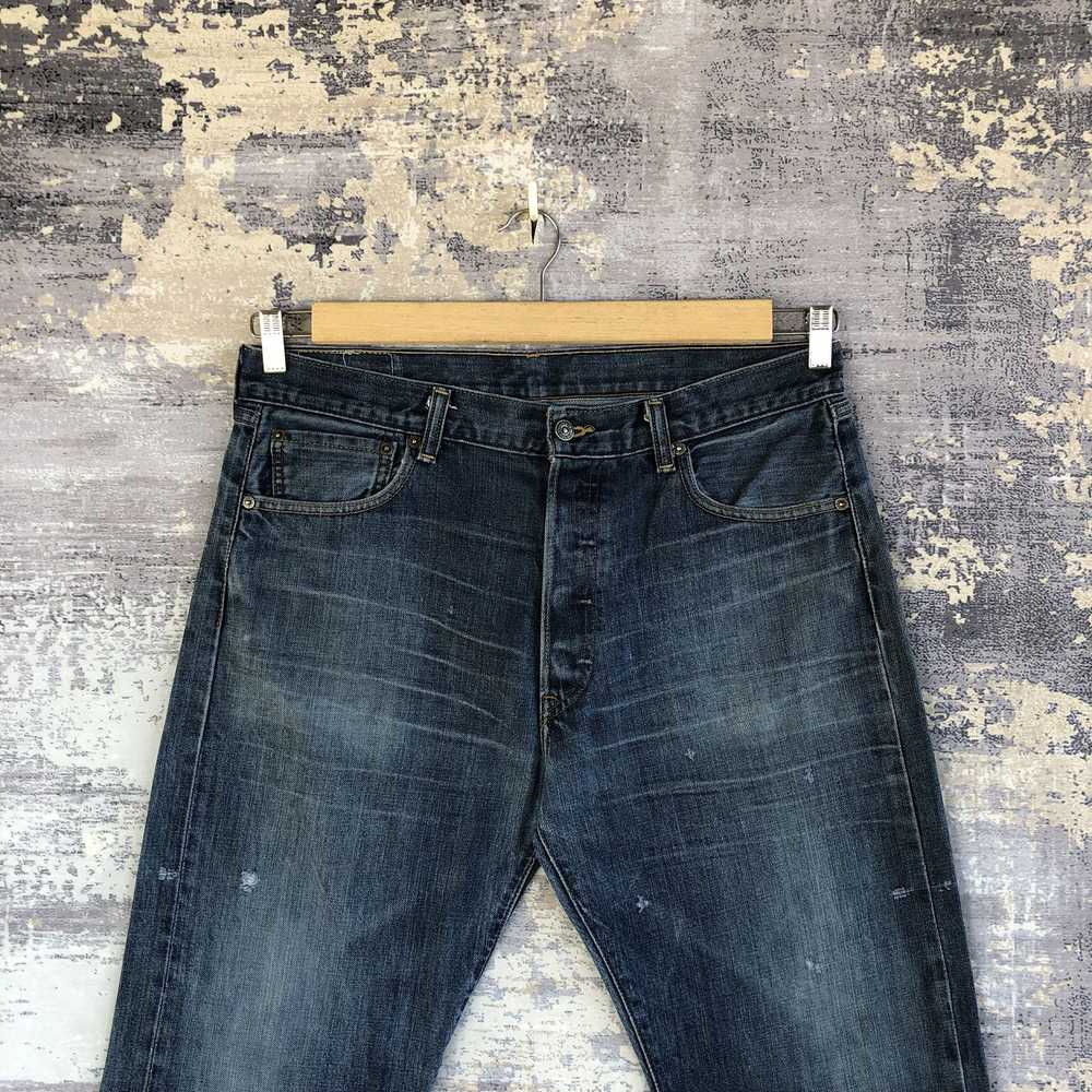 Levi's × Vintage Vintage Levis 501 Jeans Dark Blu… - image 5