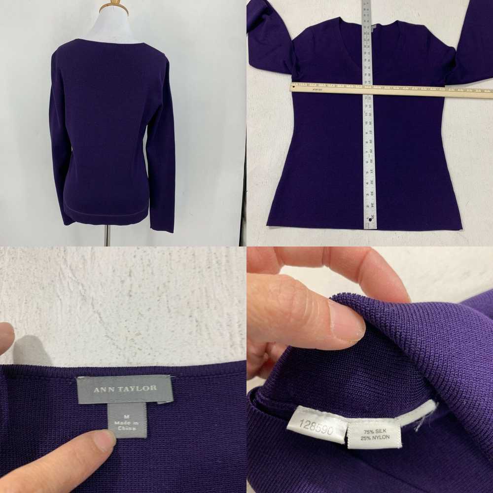Ann Taylor Ann Taylor Silk Nylon Blend Sweater M … - image 4