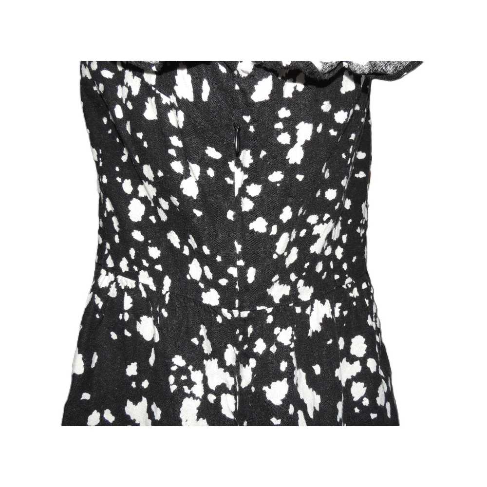 Other Who What Wear Black/Cream Print Linen Blend… - image 2