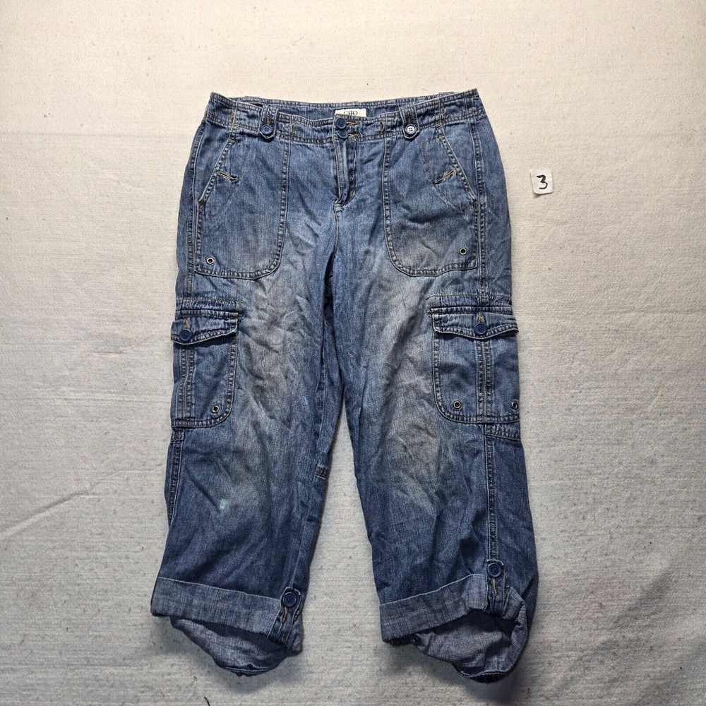 Vintage Cato Jeans Mid-Rise Capri 5-Pocket Zip Cl… - image 1