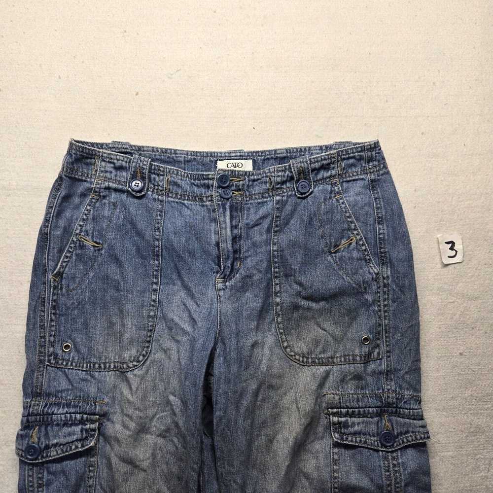 Vintage Cato Jeans Mid-Rise Capri 5-Pocket Zip Cl… - image 2