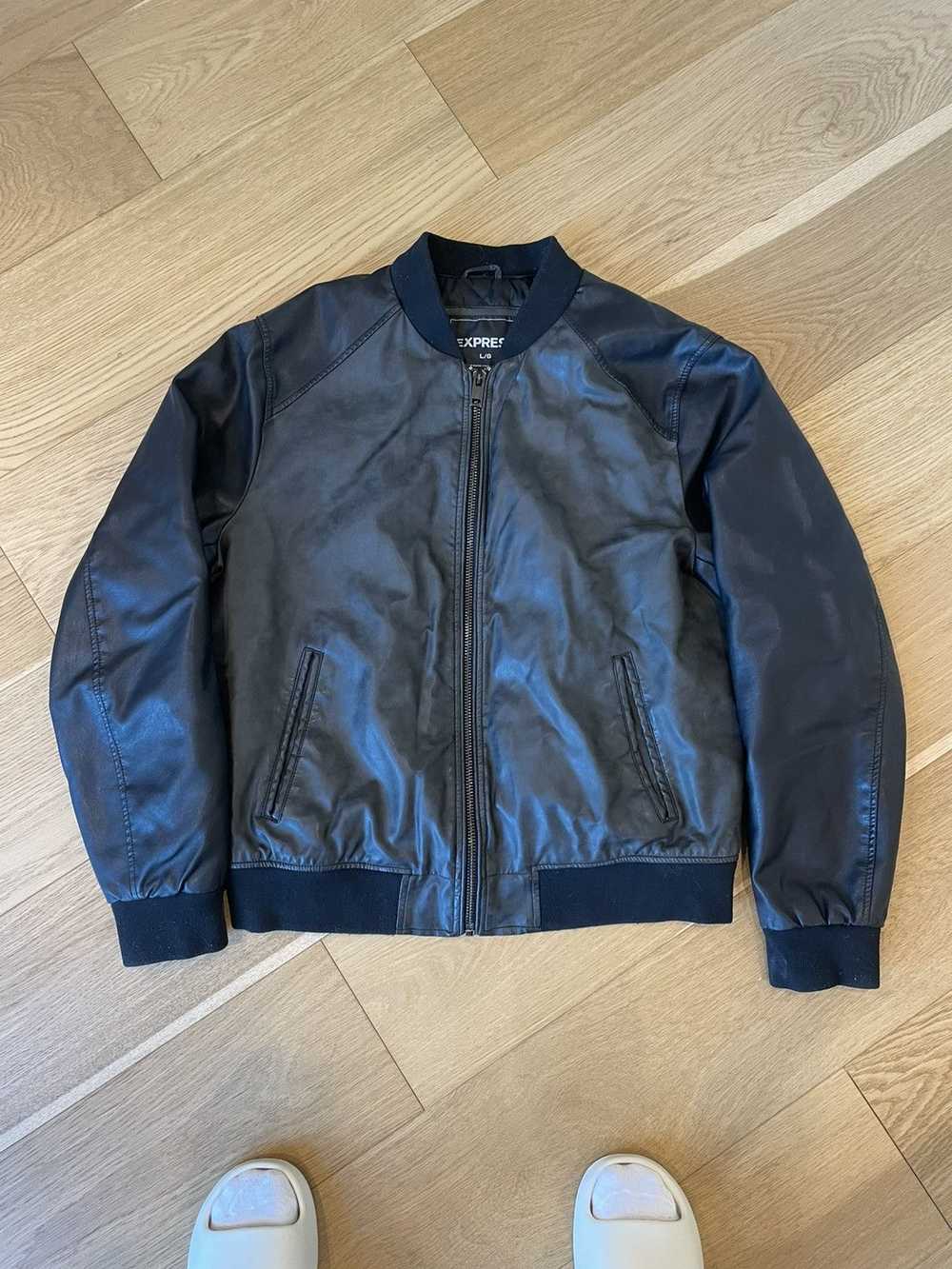 Leather Jacket × Streetwear × Vintage Vintage Bom… - image 1