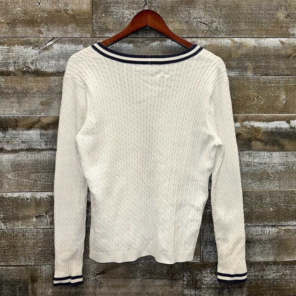 Vintage Vintage White Sailing Cardigan Sweater Wo… - image 5