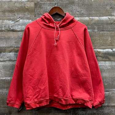 Vintage Vintage 1990s Red Pullover Hoodie Sweatsh… - image 1